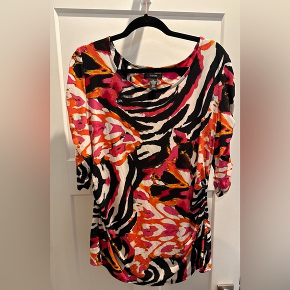 Alfani Tops - Alfani Women's Vibrant Abstract Blouse
